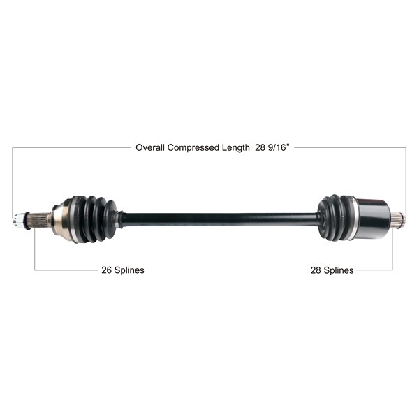 TrakMotive Complete Axle Fits Polaris - 216759