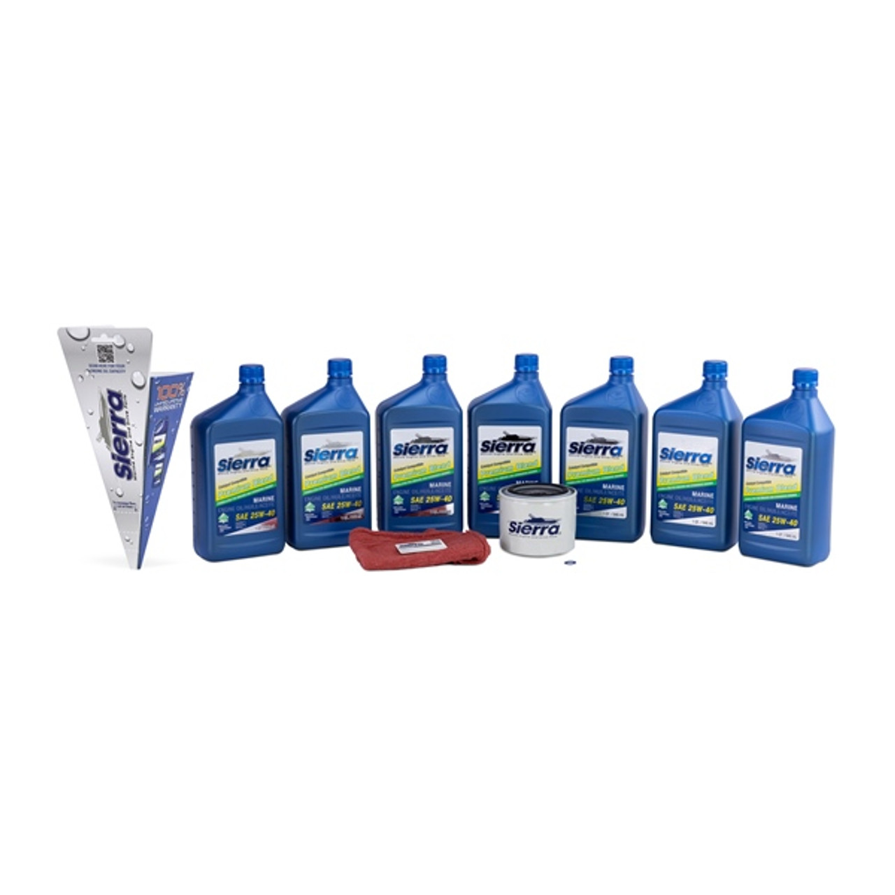 Sierra Oil Change Kit, Mercury 25W-40 25W40 - 791381