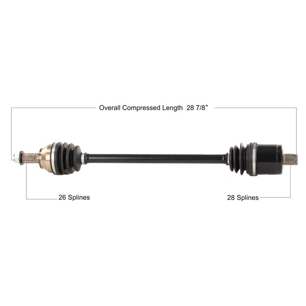 TrakMotive Complete Axle POLARIS - 216762