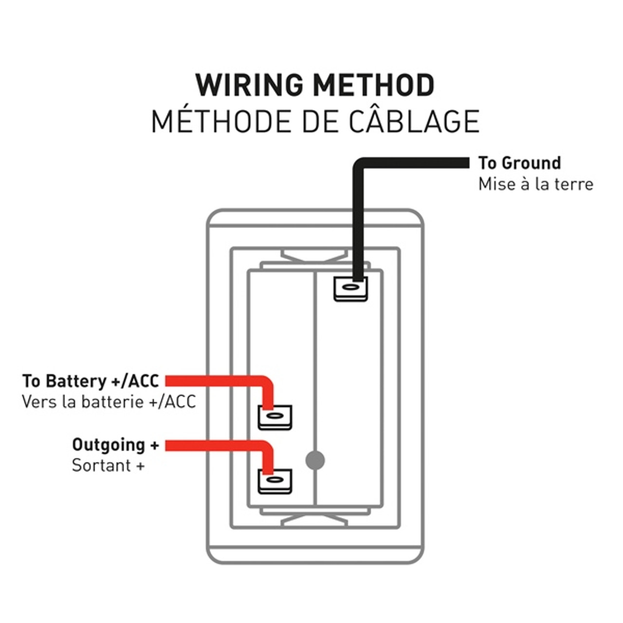 Kimpex Rocker Switch with LED light Rocker / SPST - 302417 - 302417