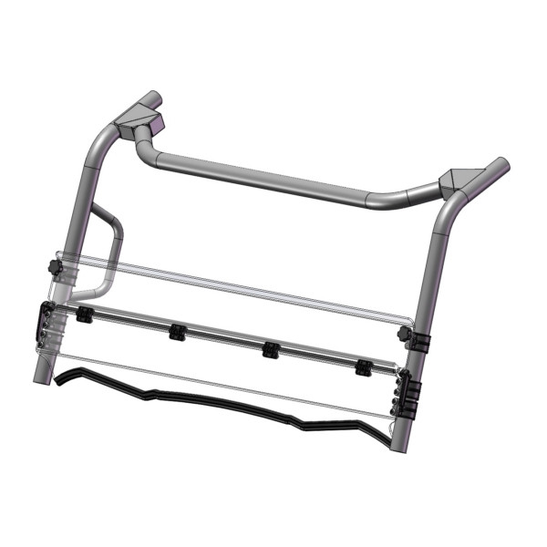 Direction 2 Half Windshield - Scratch resistant Fits Kawasaki - 175629