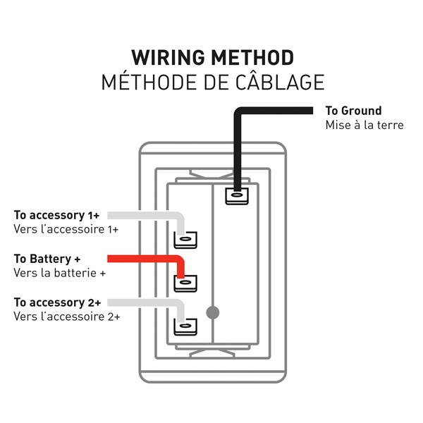 Kimpex Rocker Switch with LED light Rocker / SPDT - 302421 - 302421
