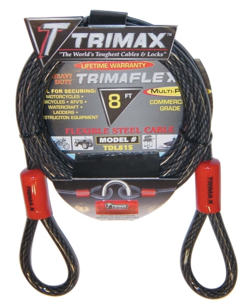 Trimax Multi-Use Lock Cable Cable Lock - 723665 - 723665