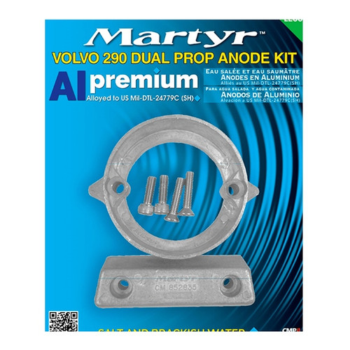 MARTYR Premium Aluminium Anodes Fits Volvo - 734518