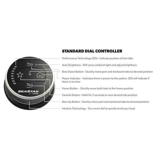 Dometic Corp Analog Actuator and Controller with Trim Tabs Kit - 791408