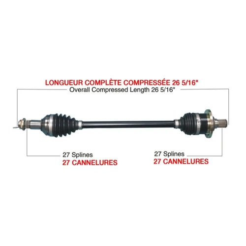 Kimpex HD Complete HD Axle ARCTIC CAT - 416466