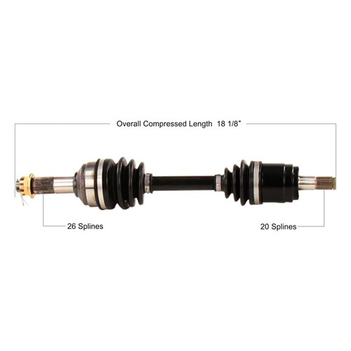TrakMotive Complete Axle HONDA - 216798
