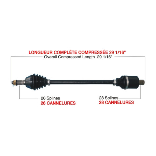 Kimpex HD Complete HD Axle - 416526