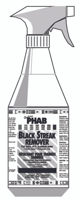 Captain Phab  Black Streak Remover 935 ml - 935 ml - 713328
