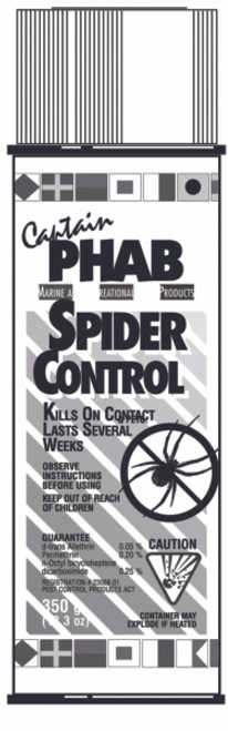 Captain Phab  Spider Control Aerosol - 350 g - 713337
