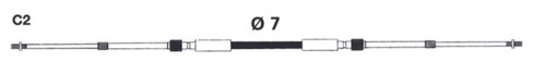 Uflex Universal 33C Control Cable - C2 - 718577