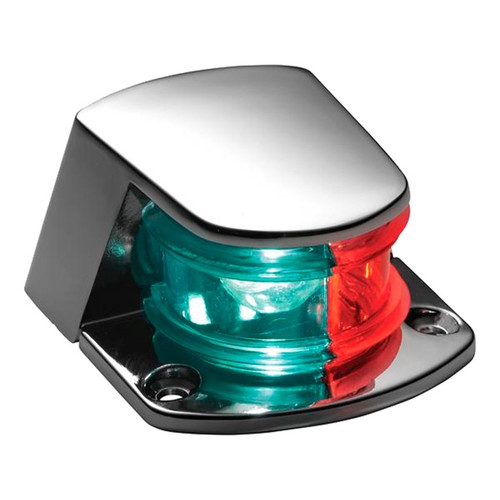 Attwood One-Mile Combination Sidelight Side Lights - Silver - 706928