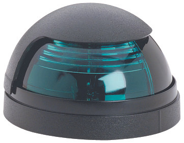 Attwood Deck Mount Navigation Light Side Lights - Black - 707089