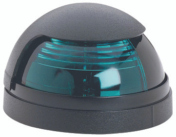 Attwood Deck Mount Navigation Light Side Lights - Black - 707089