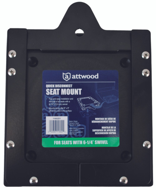 Attwood Quick Release Seat Mount - 714814 Attwood Quick Release Seat Mount - 714814