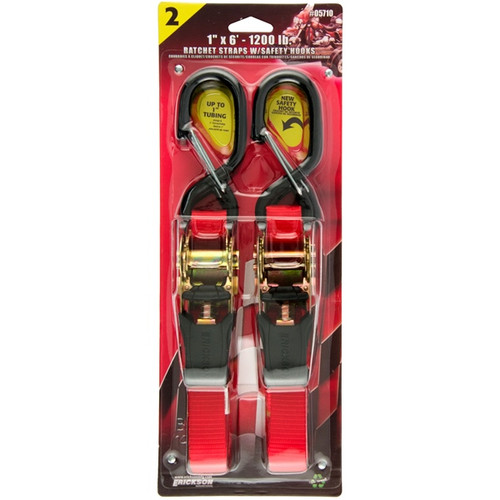 ERICKSON HD Motorcycle Strap with Safety Hook 6' - 1200 lbs - 715077