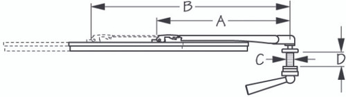 Sea Dog Manual Windshield Wiper Manual - No - 707646