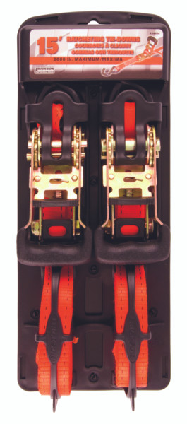 ERICKSON Ratcheting Tie-Downs 1"x15' - 2000 lb 15' - 2000 lbs - 715088