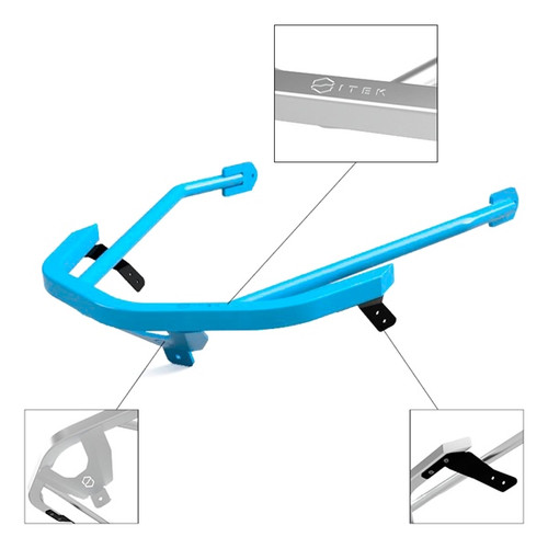 ITEK Polaris Front Bumper Aluminum - POLARIS - 335151