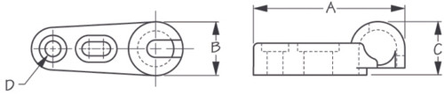Sea Dog Windshield Brace Fastener - 710523