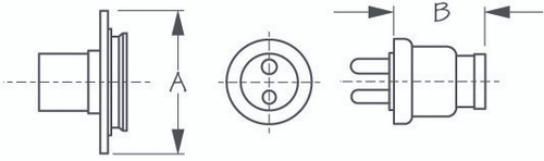 Sea Dog Polarized Cable Outlet 12-Volt - 710548