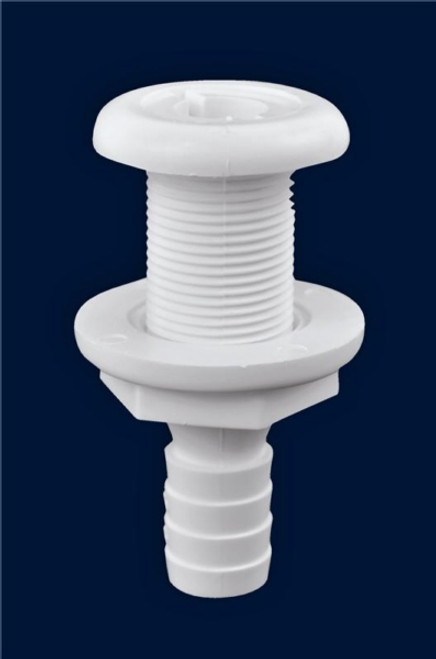 Attwood White Through-Hull Connector - 709179