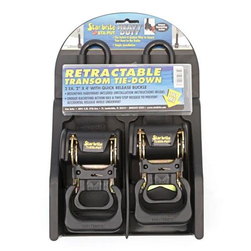Star brite HD Retractable Tie-Down 4' - 704860