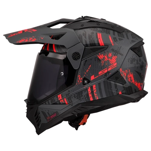 LS2 Blaze II Off-Road Helmet Crazy - Without Goggle - 2XL - 397976