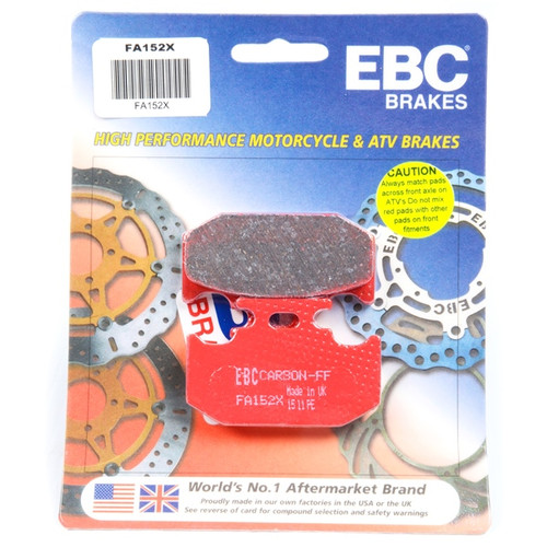 EBC  “X” Series Moto-X Sport & Enduro Brake Pad Carbon graphite - Front - 007448