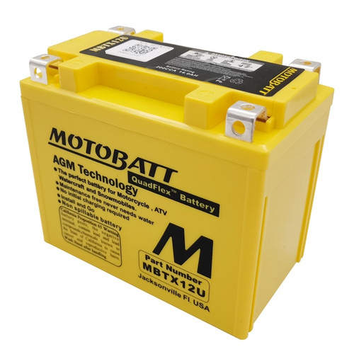 Motobatt Quadflex AGM Battery MBTX12U - 365007