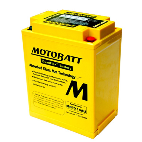 Motobatt Quadflex AGM Battery MBTX14AU - 365008