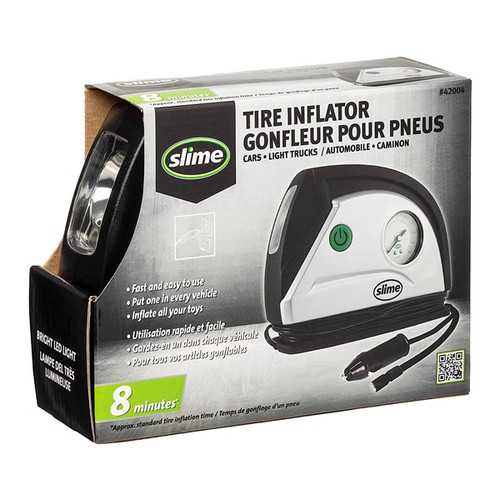 SLIME Air Compressor w/Light 300 psi - 050536