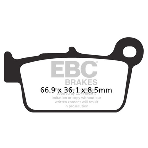 EBC  “R“ Long Life Sintered Brake Pad Sintered metal - Rear Right - 125507