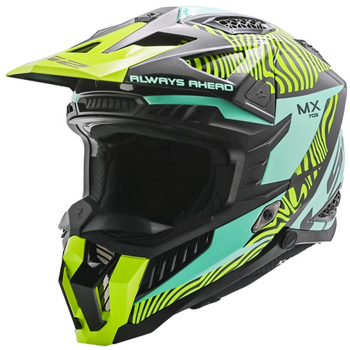 LS2 X-Force Off-Road Helmet Fan - Without Goggle - XL - 396605