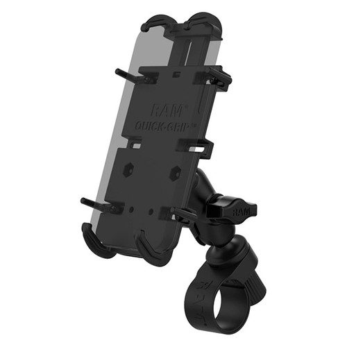 RAM MOUNT Quick-Grip XL Phone Mount with Tough-Strap Handlebar Base - 180289