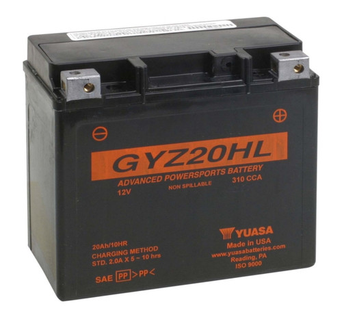 Yuasa Battery Maintenance Free AGM High Performance GYZ20HL - 010001
