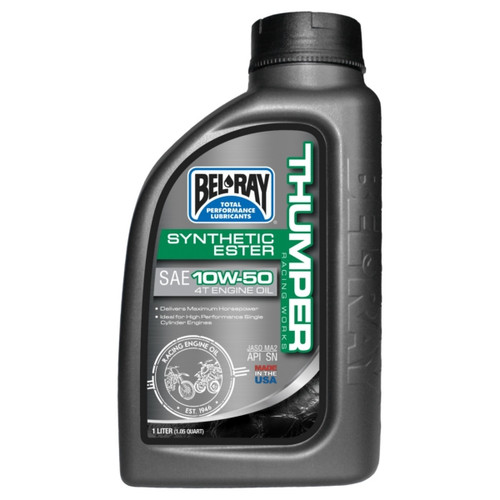 Bel-Ray Thumper Racing Works Full Synthetic Ester 4T Engine Oil 10W50 - 1 L  - 050903