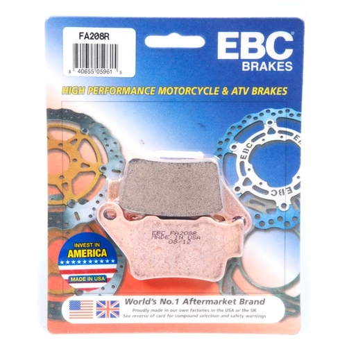 EBC  “R“ Long Life Sintered Brake Pad Sintered metal - Rear Right, Rear left - 007835