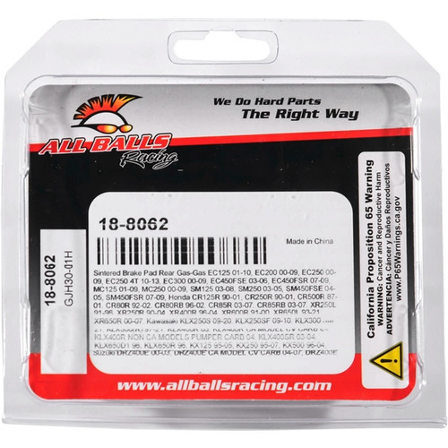 All Balls Brake Pad Sintered metal - 350062