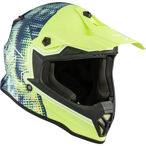 CKX TX019Y Off-Road Helmet Gleam - Without Goggle - S - 501312
