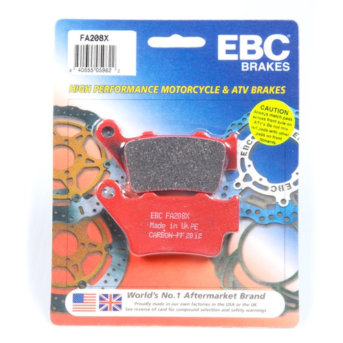 EBC  “X” Series Moto-X Sport & Enduro Brake Pad Organic - 008166