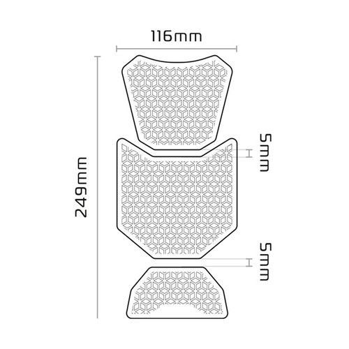 Oxford Products Gripper ADV Tank Pad - 469951