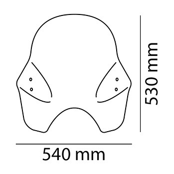 Puig Touring Windshield Fits Honda - 360946