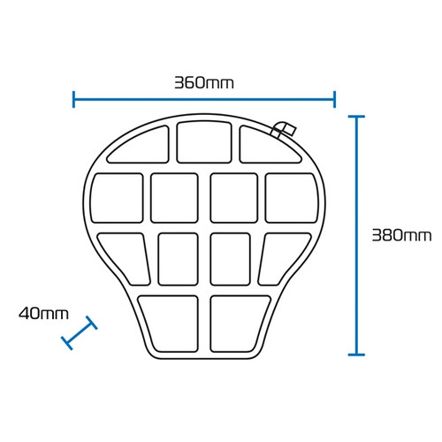 Oxford Products Air Seat Cushion Adventure/Touring - 469991