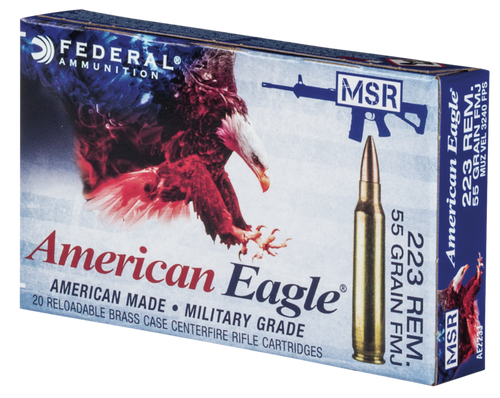 American Eagle 223 55gr FMJ, 500 rounds