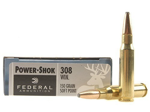 Federal  Power-Shok 308 WIN 150gr SP Box of 20