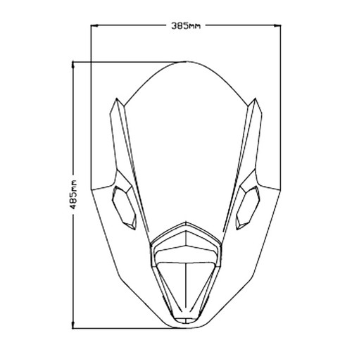 Puig Racing Windshield KAWASAKI - 361022