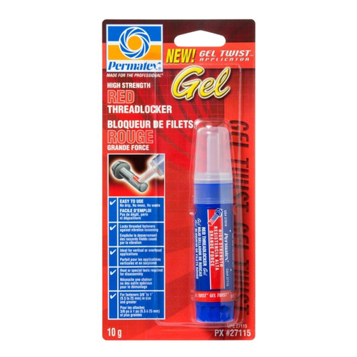 Permatex Red High Strength Threadlocker Gel - 10 g - 071355