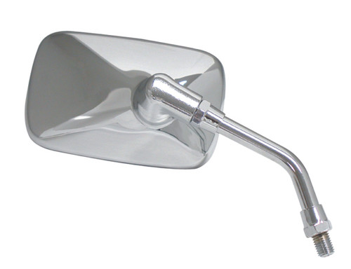 Ken Sean Mini Chrome Rectangular Mirror Bolt-on - 055186