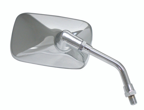 Ken Sean Mini Chrome Rectangular Mirror Bolt-on - 055186